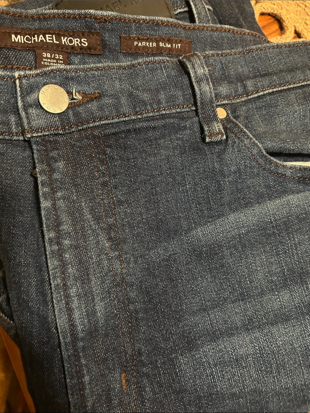 Michael Kors Men's Indigo Straight Jeans New w/o tags